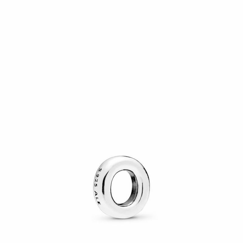 Pandora Letter O Petite Locket Charm - Sterling Silver - Canada | VS8962AV